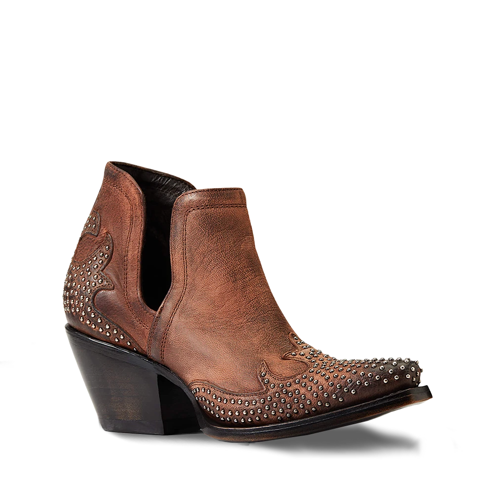 Ariat Ladies Dixon Chocolate Wingtip Western Booties 10038306