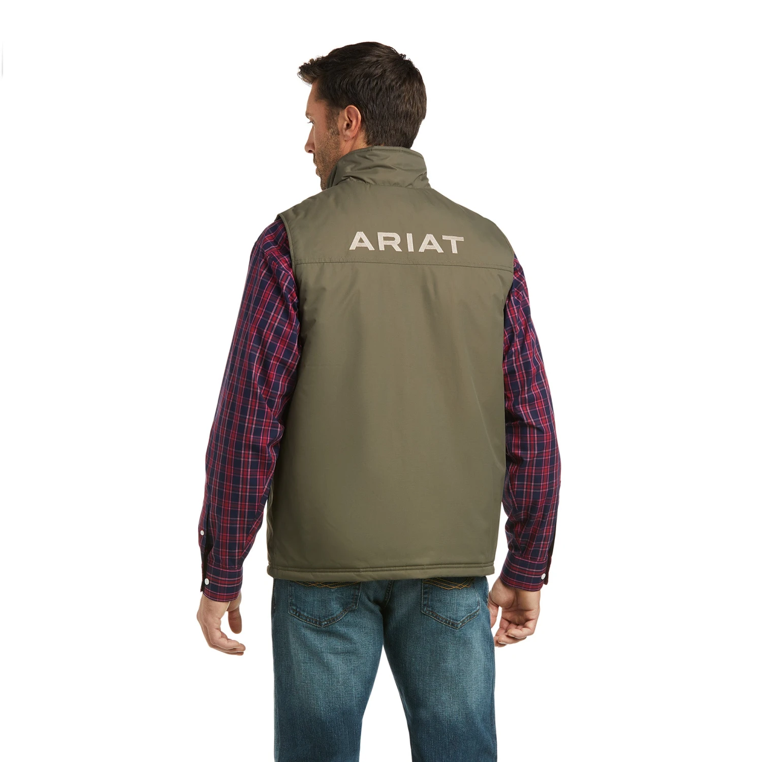 Ariat Men's Team Logo Walnut Concealed Carry Insulated Vest 10037551 - Image 2