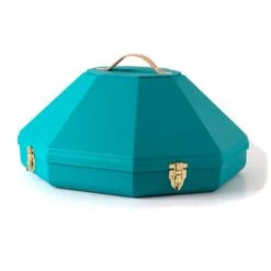 Turquoise Western Hat Can