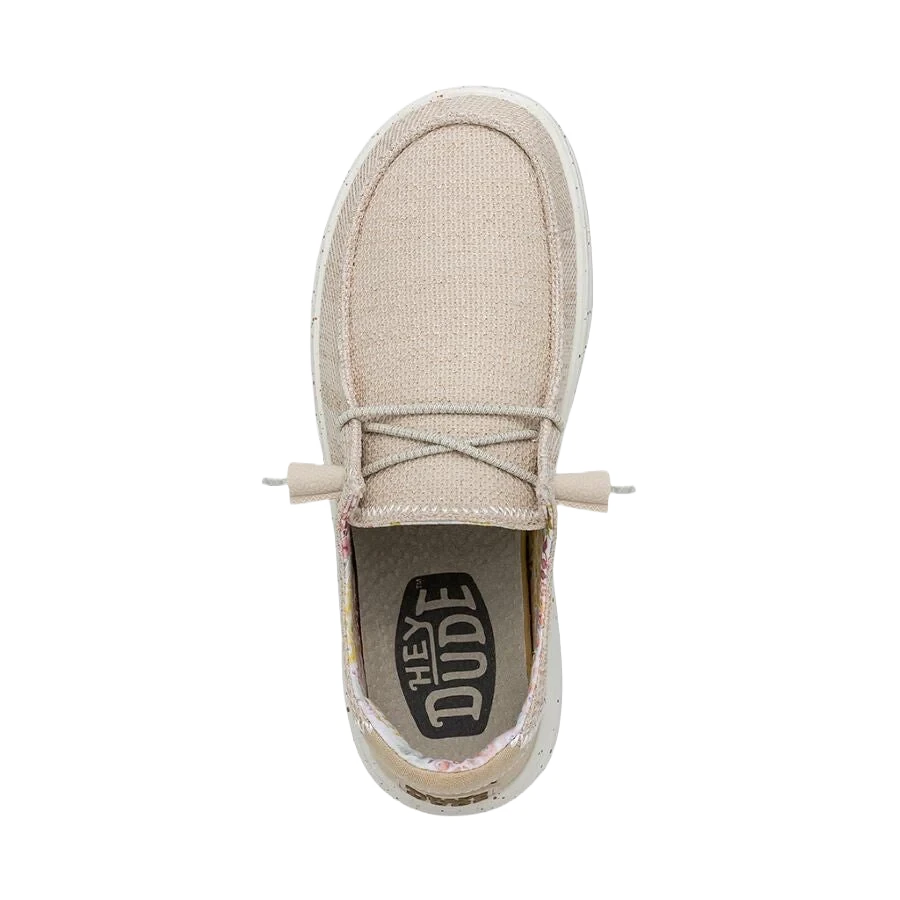 Hey Dude Ladies Wendy Rise Stretch Dove Beige Slip On Shoes 40076-1KV - Image 2