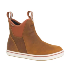 XTRATUF® Men's 6' Leather Orange Ankle Deck Boot XAL700