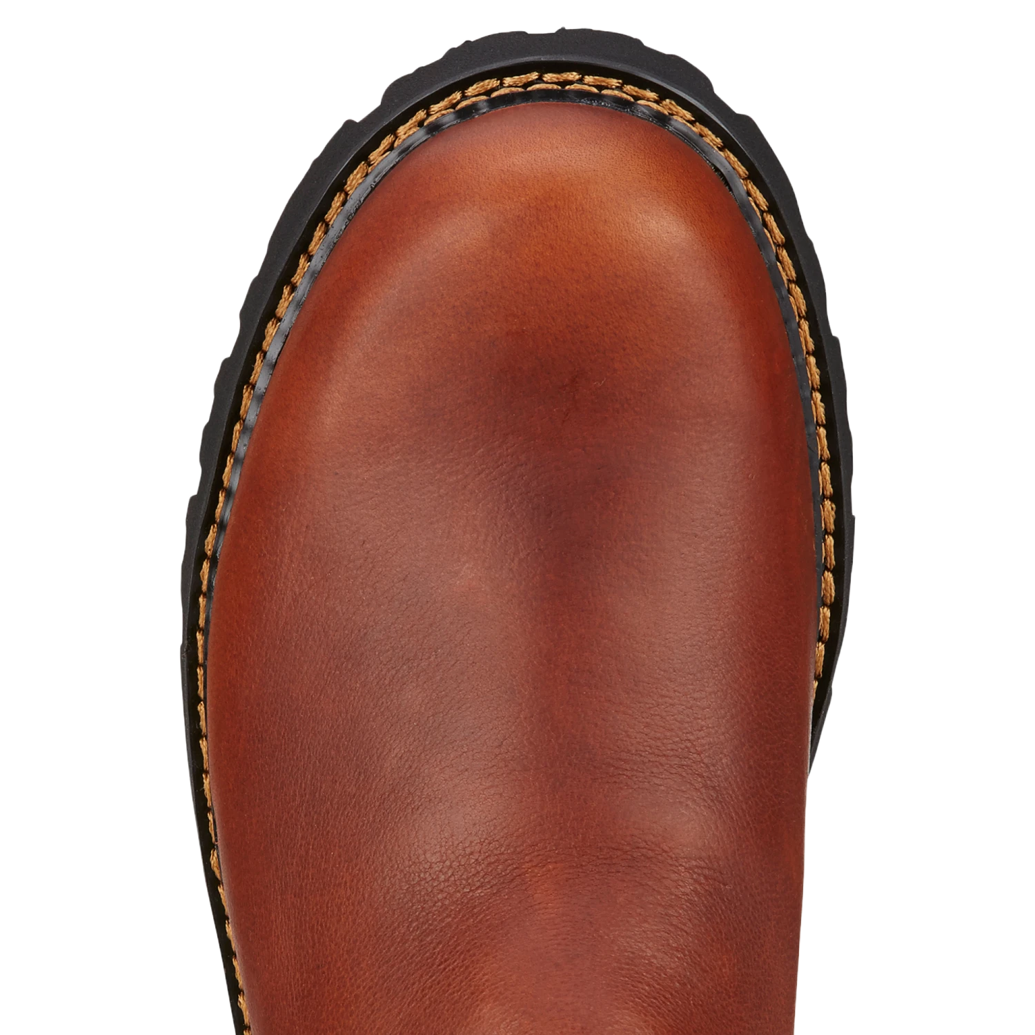 Ariat Men's Spot Hog Peanut Brown Round Toe Boots 10002531 - Image 2