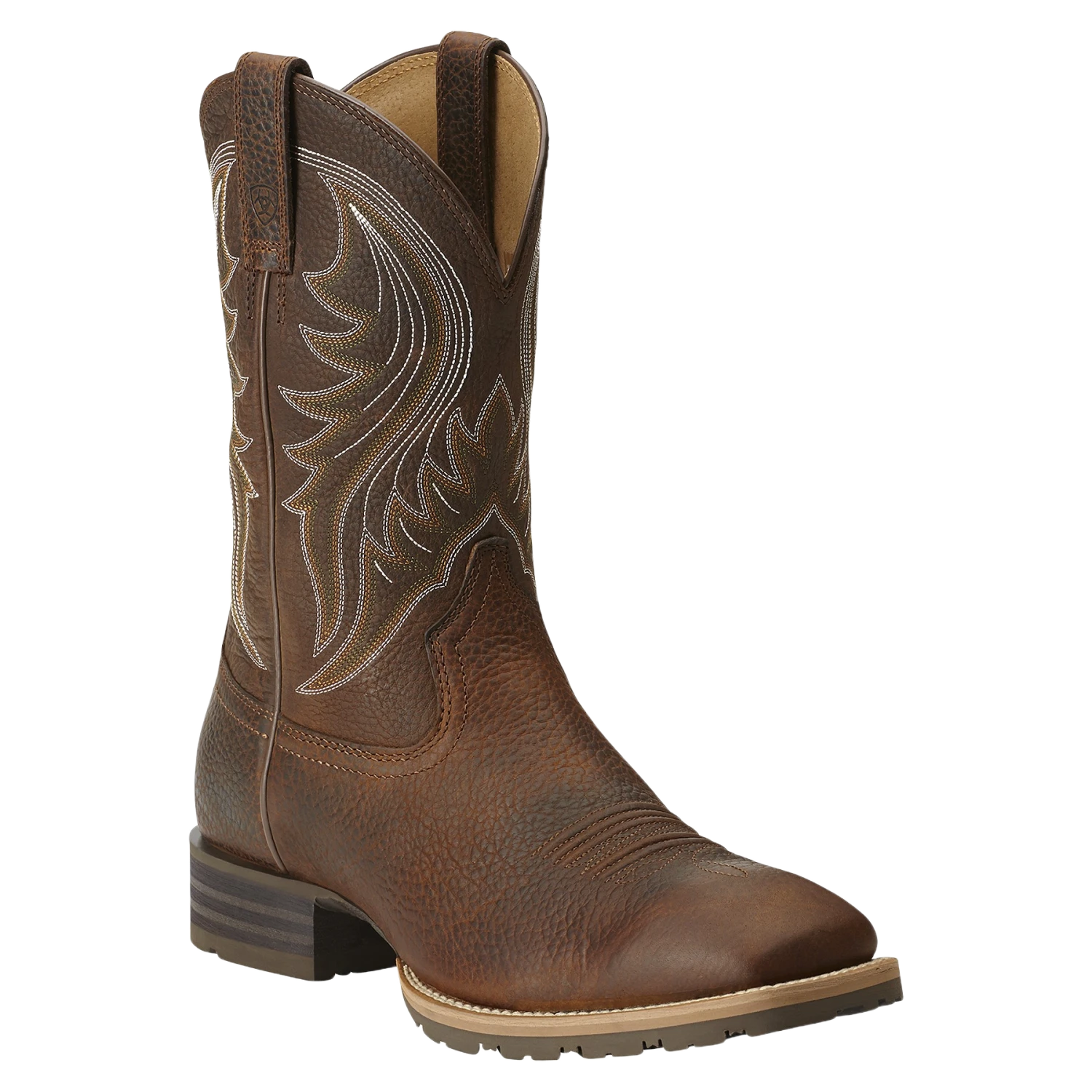 Ariat® Men's Hybrid Rancher Brown Oiled Rowdy Square Toe Boot 10014070