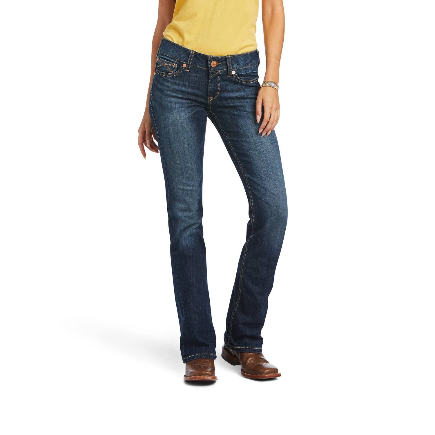 Ariat Ladies Vicky R.E.A.L™ Denim Boot Cut Jeans 10040798 - Image 2