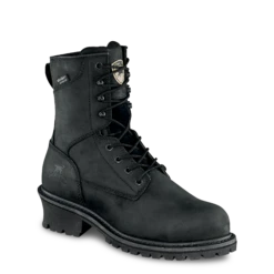 Irish Setter By Red Wing Mesabi Black Steel Toe Waterproof Boot 83836